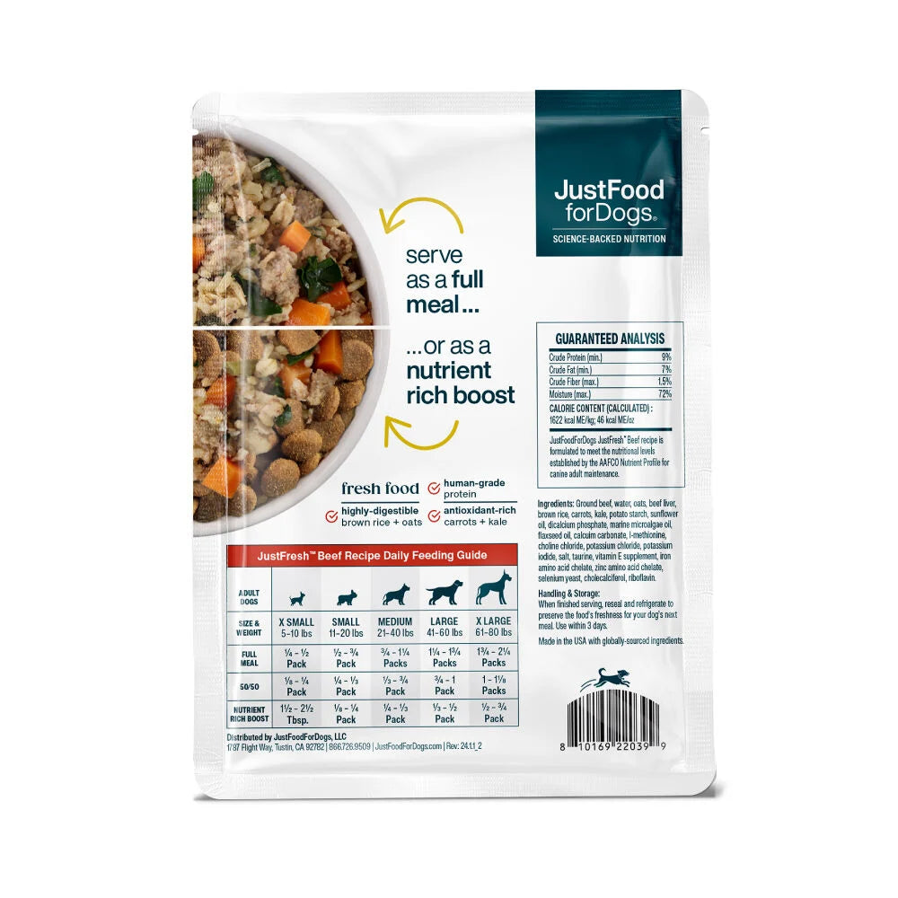 Just Food For Dogs Beef